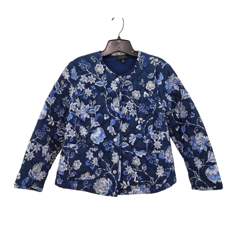 Talbots Women's Jacobean Quilted Jacket  - MP - Picture 2 of 8